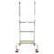 Vestil 51.9375 H 202 Stainless Steel Stainless Steel Folding Ladder W/Wheels, 3 Steps FLAD-3-SS - alternate 5